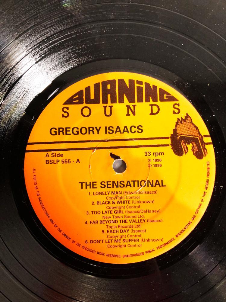 ◎★ 中古★GREGORY ISAACS 「The Sensational」LP レコード グレゴリー・アイザックス【Gregory Isaacs レコード】CL5S_画像8