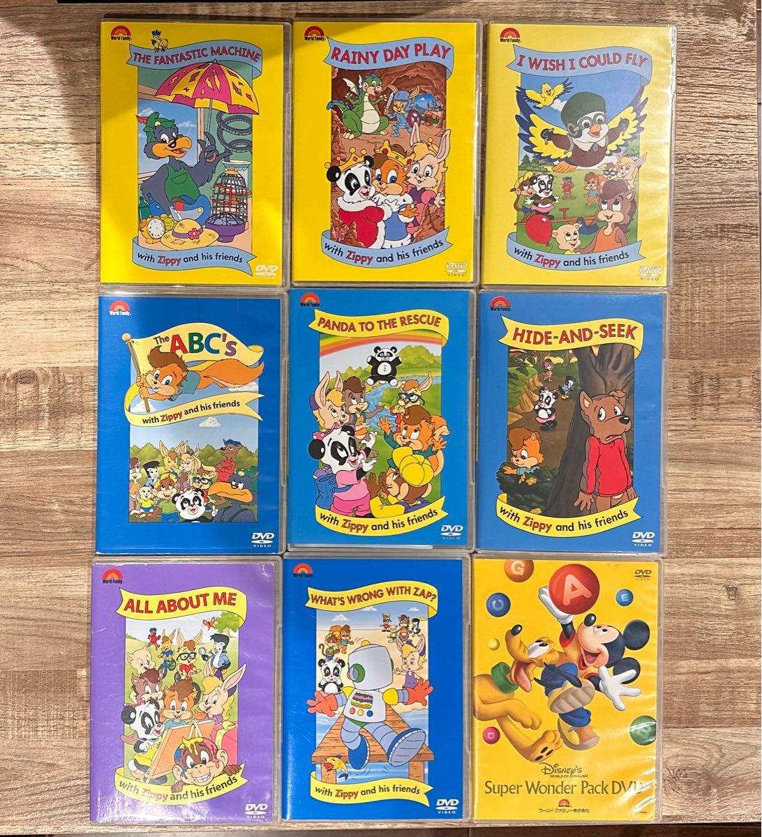 DWE zippy and his friends 9枚セット ディズニー英語システム DWE zippy and his friends 9枚セット ディズニー英語システム