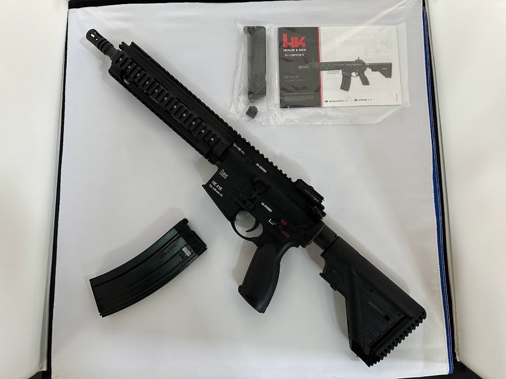 ●【中古良品】VFC Umarex HK416A5 BK-01 GBB V2 ガスブローバック ガン JP●_画像1