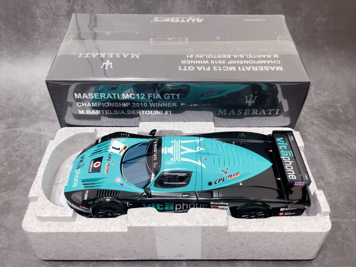 ★新品　オートアート AUTOart 1/18 マセラティ MASERATI MC12 FIA GT1 チャンピオンシップ 2010 優勝 #1 81035 関: 京商　BBR EXOTO