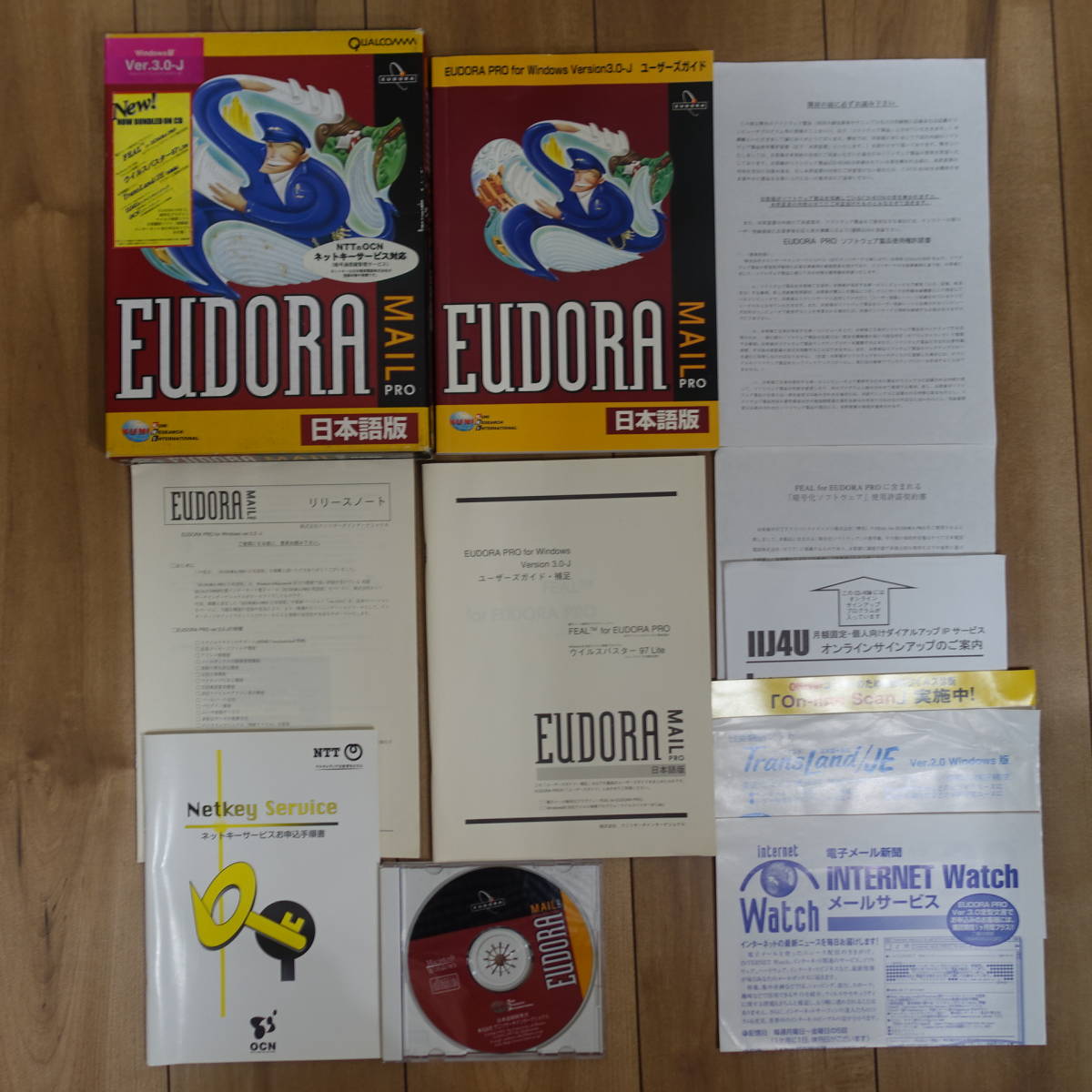 EUDORA MAIL PRO Ver.3.0-J Japanese edition band ruCD attaching Windows operation goods 