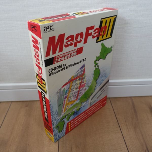 MapFanⅢ map of Japan nationwide version Windows operation goods 
