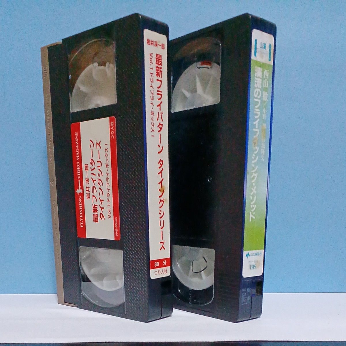 VHS  フライフィッシング   ビデオテープ　2本組　ジャンク品