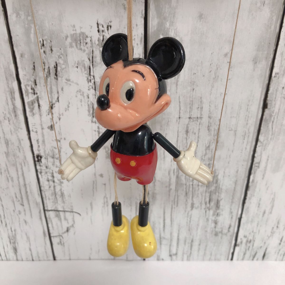 ミッキーマウス　マリオネット　ヴィンテージ　レトロ　60年代 海外製　ディズニー　希少　可愛い