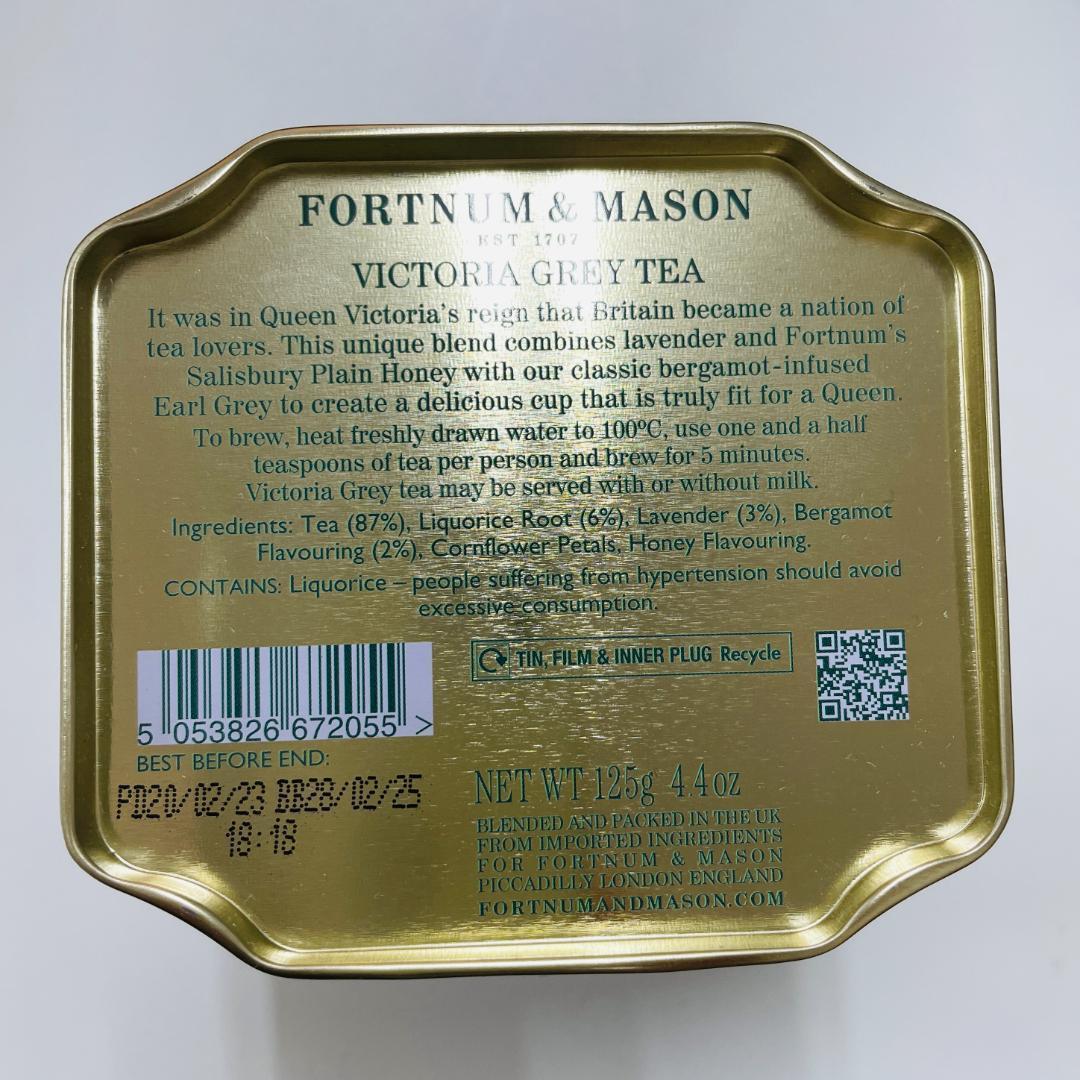 [ новый товар ] four tonam&meison Victoria серый 125g черный чай Fortnum&Mason London популярный бергамот основа модный жестяная банка sm264