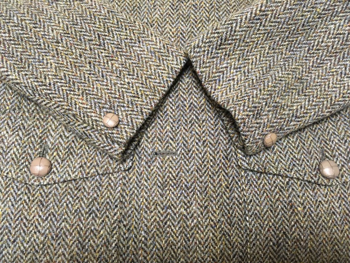 ハリスツイード ジャケット HARRIS TWEED made in Britain ノーフォークジャケット_画像4