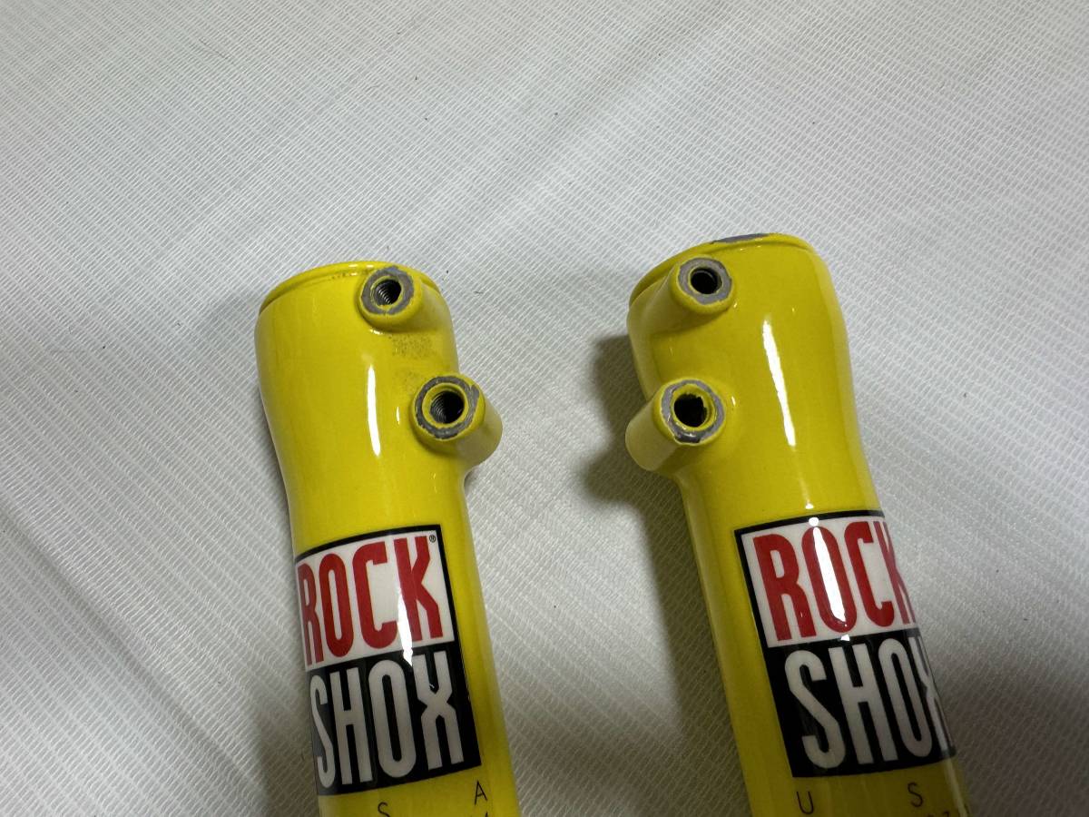 ★ROCKSHOX JUDY SL　1995年初代 アウターレッグ（ボディ）★イエロー★長期保管品★デッドストック新品同様NOS_画像4