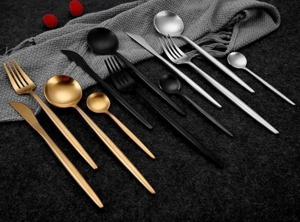  hot sale dinner set cutlery knife fork Pooh n waste ta- kitchen tableware stainless steel steel Home party tableware set DJ1913