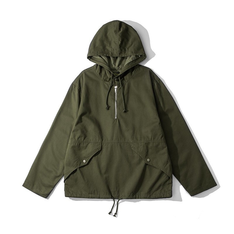 メンズジャケット　ミリタリー　ECWCS PARKA　フード付き　メンズジャケット　アウトドア パーカー　Ｓ～ＸＸＬ 迷彩緑_画像4