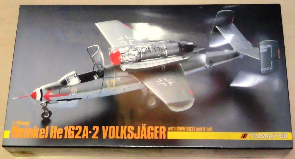 嘗試Master 1/48 Heinkel He 162 A - 2 Volkswagen 原文:トライマスター　1/48　ハインケル　Ｈｅ１６２Ａ-２　フォルクスイェーガー