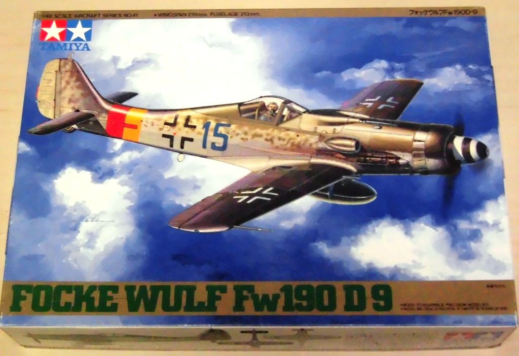 Tamiya 1/48 Focke Wulf Fw 190 D-9第一批項目 原文:タミヤ　1/48　フォッケウルフ　Ｆｗ１９０Ｄ-９　ファーストロット品