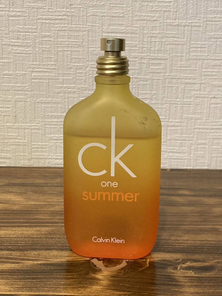 I3K350◆ カルバン・クライン Calvin Klein シーケー ワン サマー CK one summer オードトワレ EDT 香水 100ml_画像1