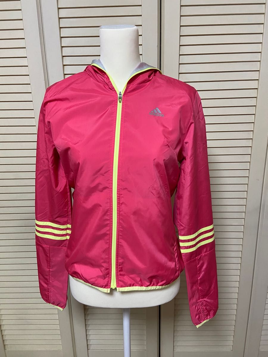 adidas アディダス パーカー スポーツウェア ピンク