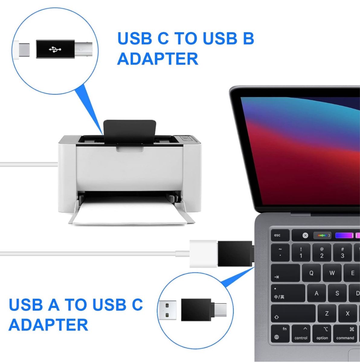 多機能便利！USB アダプター　Lightning Type-C 6個セット コネクタコンバータ メス アダプタ