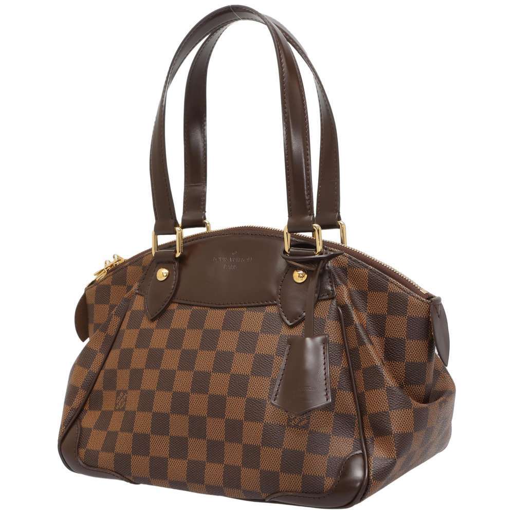 ルイヴィトン ハンドバッグ ダミエ・エベヌ ヴェローナPM N41117 LOUIS VUITTON ヴィトン バッグ ショルダーバッグ 【安心保証】_画像1