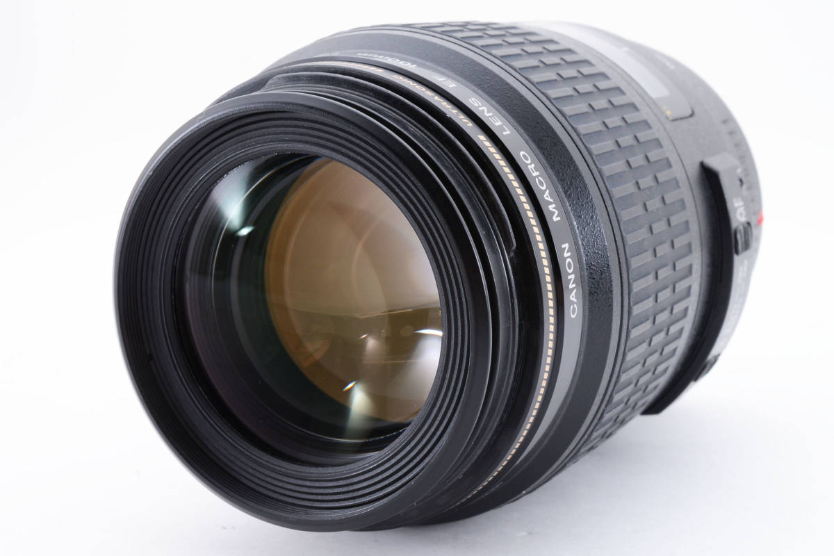 【良品】キヤノン Canon MACRO LENS EF 100mm F2.8 USM 元箱 使用感少なめ_画像2