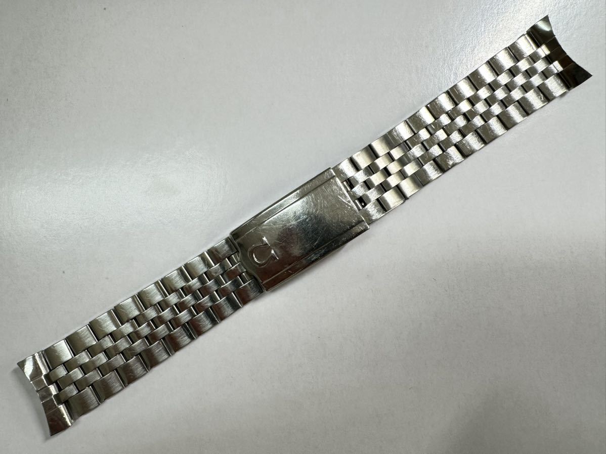 オメガ ステンレスベルト 19mm幅用 型番の刻印なし FF 017 B OMEGA stainless steel bracelet ベルト ブレスレット 181-1の画像4