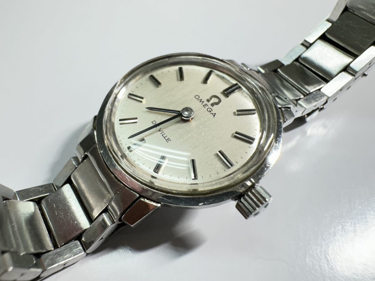 OMEGA オメガ DE VILLE デビル 515007 TOOL101 手巻き レディース 腕時計 vintage watch junk 純正ベルト 5680 FF533 166-1