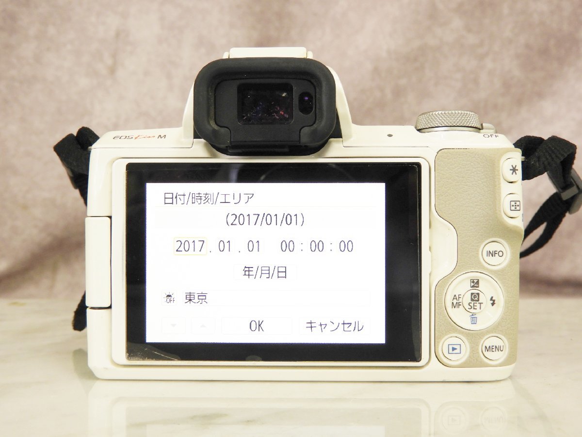 ☆ Canon キヤノン EOS Kiss M ZOOM / LENS EF-M 15-45mm 1:3.5-6.3 IS STM ミラーレス一眼カメラ ☆中古☆_画像4
