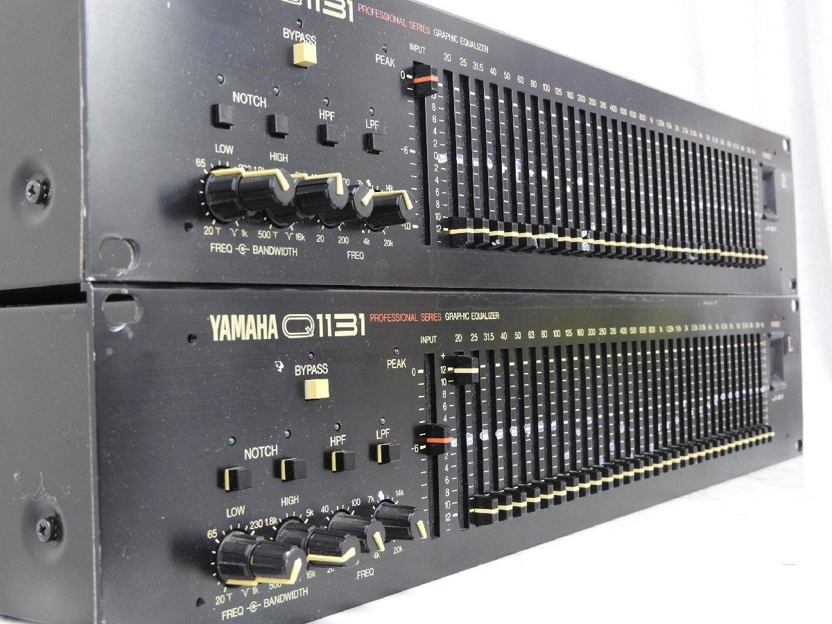 ☆ YAMAHA ヤマハ Q1131 グラフィックイコライザー 2台セット ☆中古☆_画像1