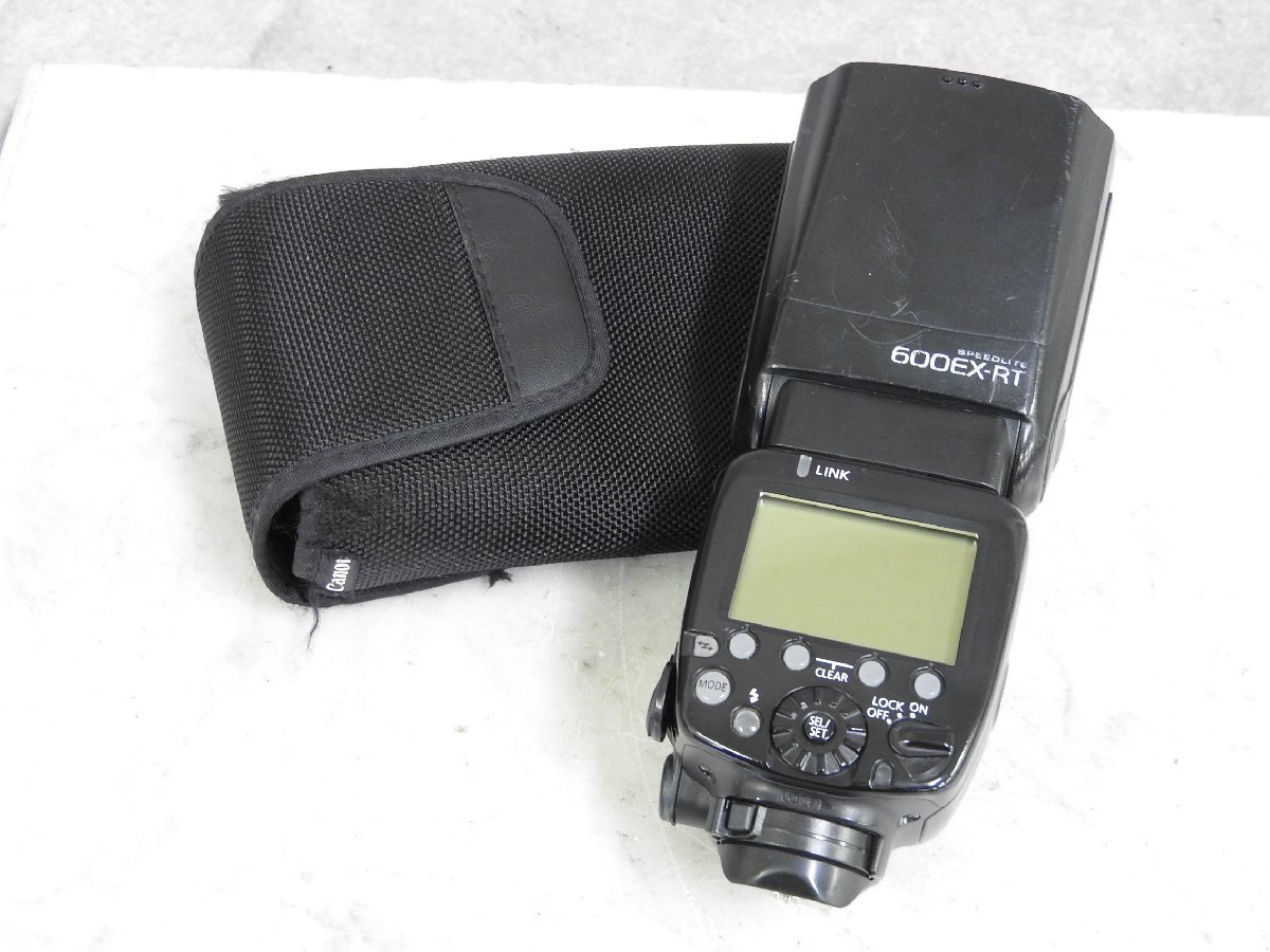 ☆ Canon キャノン スピードライト 600EX-RT フラッシュ ケース付き ②☆中古☆_画像1