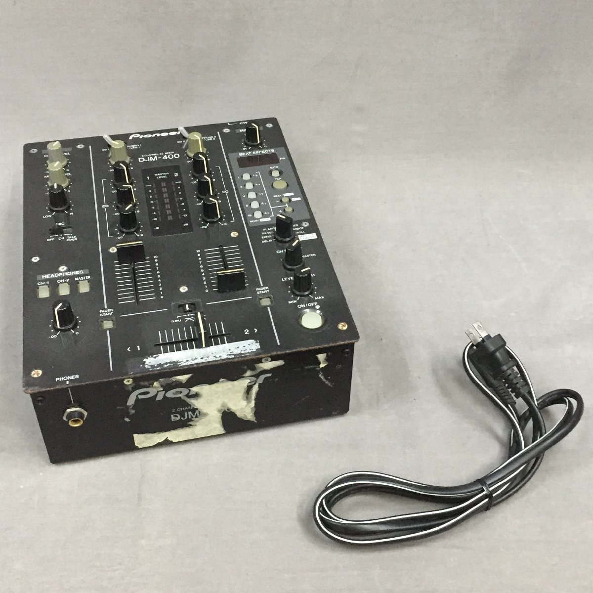 f146*80 【傷汚れ有】 Pioneer DJM-400 DJミキサー A7BGF002401(DJ