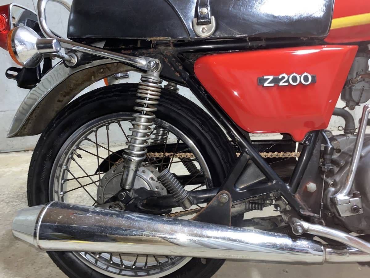 カワサキ　Z200　走行18496km　KZ200 KAWASAKI 旧車　絶版車　KZ200A　Z250FT _画像10