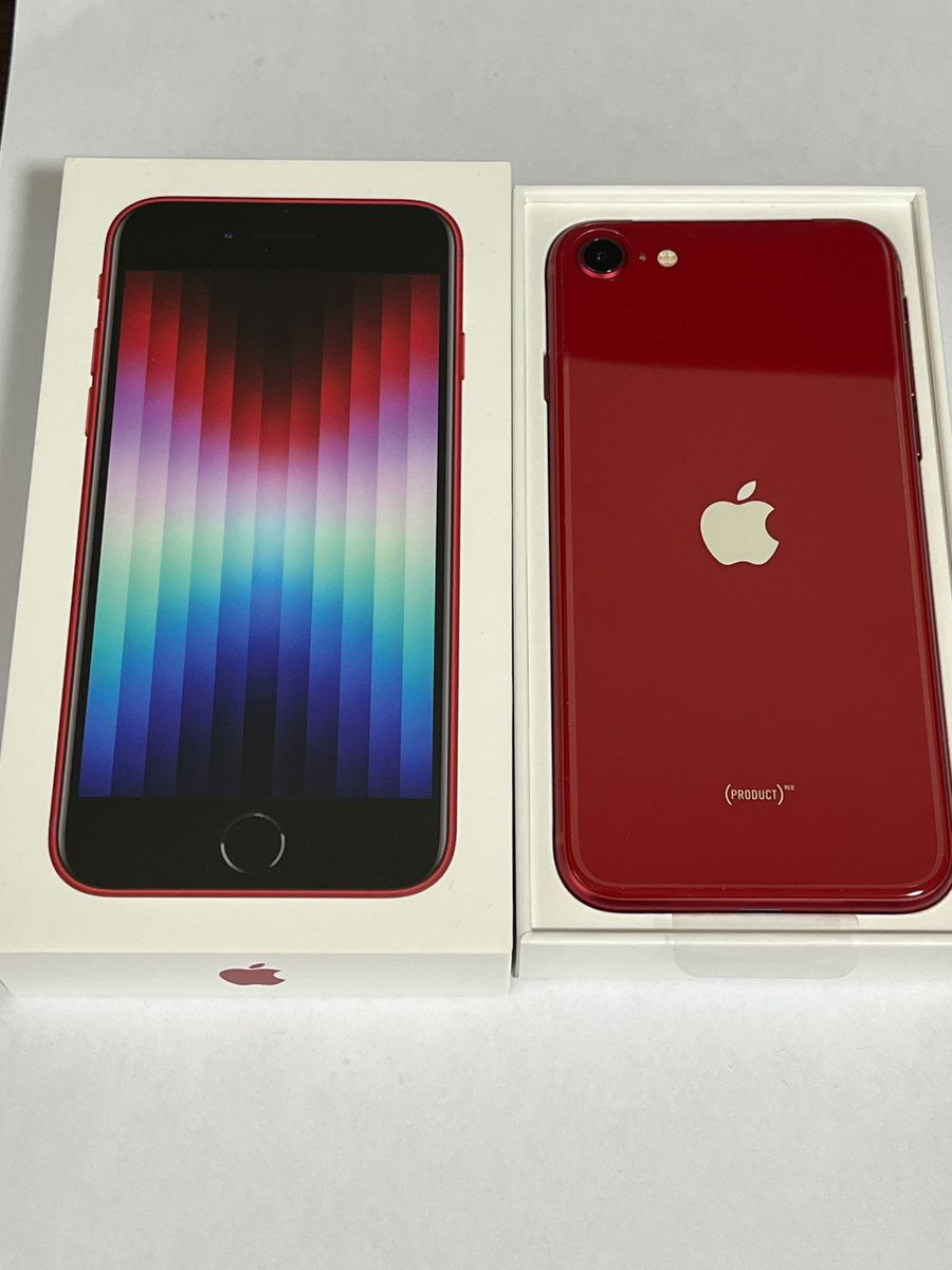 未使用品】iPhone SE 第3世代 64GB （PRODUCT）RED SIMフリー Yahoo