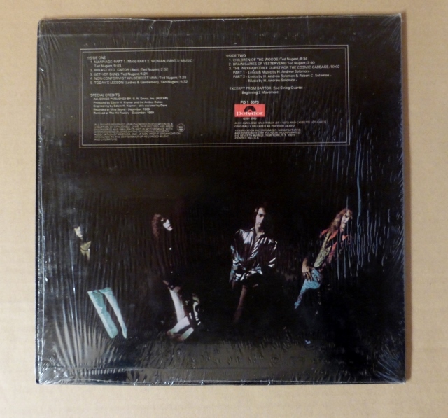 TED NUGENT AND THE AMBOY DUKES「MARRIAGE ON THE ROCKS / ROCK BOTTOM」米POLYDOR [PD1-6073] シュリンク美品_画像2