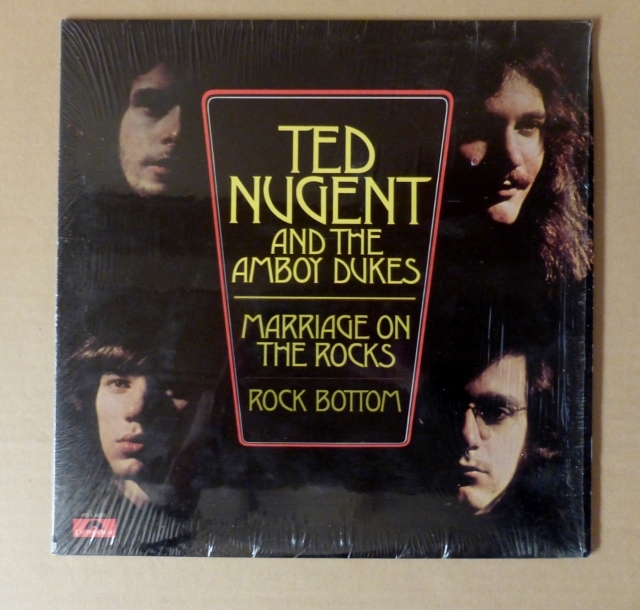 TED NUGENT AND THE AMBOY DUKES「MARRIAGE ON THE ROCKS / ROCK BOTTOM」米POLYDOR [PD1-6073] シュリンク美品_画像1