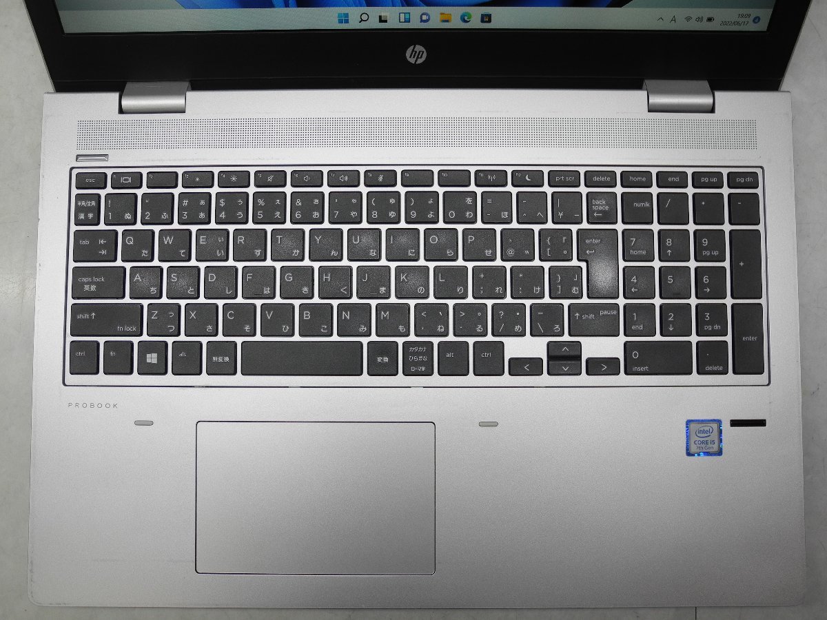 ☆第7世代.高解像度☆HP☆ProBook 650G4☆Core i5 2.50GHz/8GB/SSD256GB/Sマルチ/無線/Bluetooth/カメラ/Office/東京生産/Windows 11/1円☆_画像2