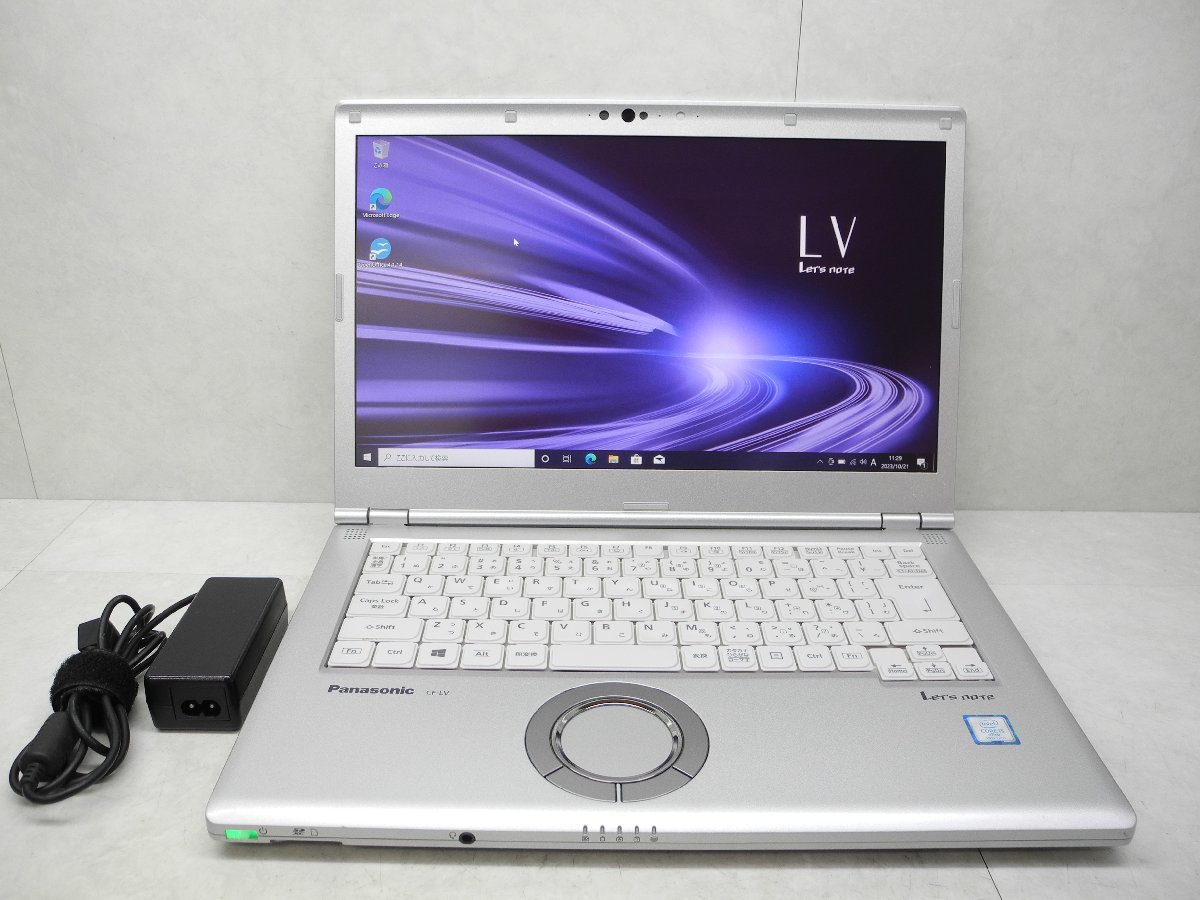 ☆第8世代☆高解像度1920×1080☆累積4190☆CF-LV8RDHVS☆Core i5 1.60GHz/8GB/SSD256GB/無線/カメラ/Office/Win10 DtoD領域☆_画像1