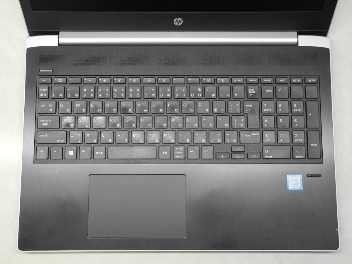 ☆第7世代☆HP☆ProBook 450G5☆Core i5 2.50GHz/4GB/500GB/無線/Bluetooth/カメラ/Office/Win10 DtoD領域/東京生産☆1円スタート☆_画像2