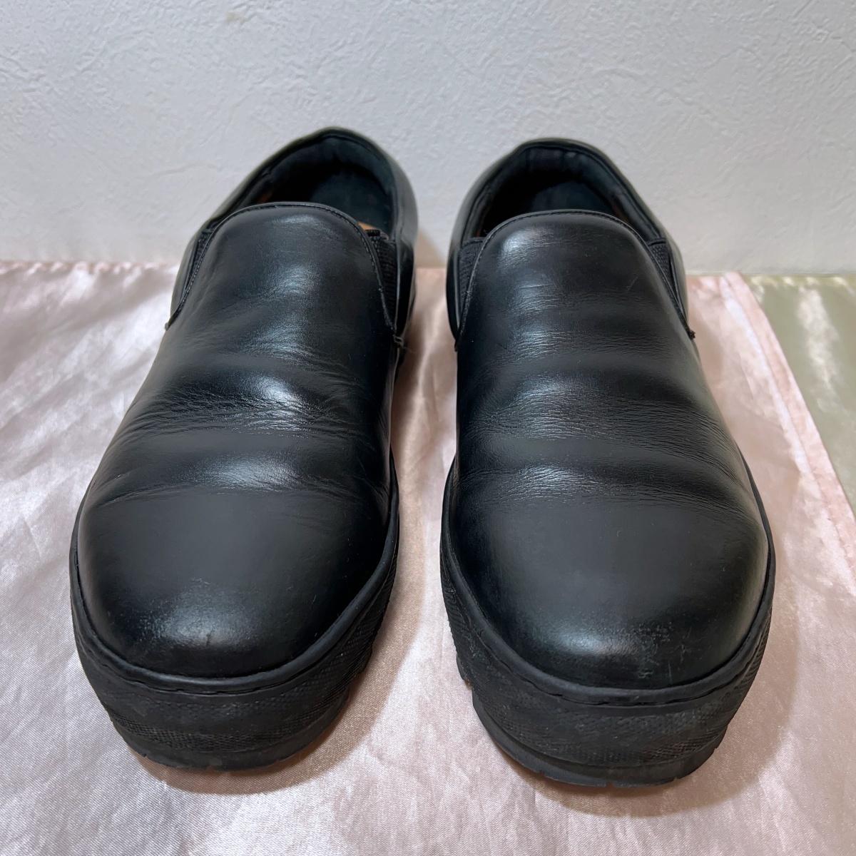 KAZUYUKI KUMAGAIkazyuki bear gaiGUIDIgiti leather slip-on shoes ATTACHMENT Attachment sneakers vibram Vibram sole 