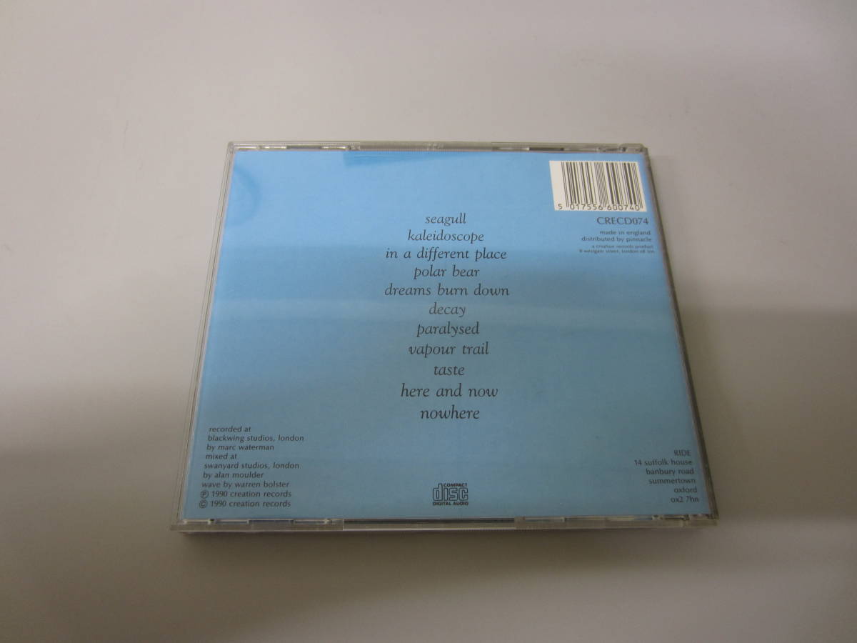 Ride/Nowhere UK向France盤CD CRECD074 ネオアコ シューゲイザー OASIS My Bloody Valentine Slowdive Primal Scream Hurricane #1_画像3