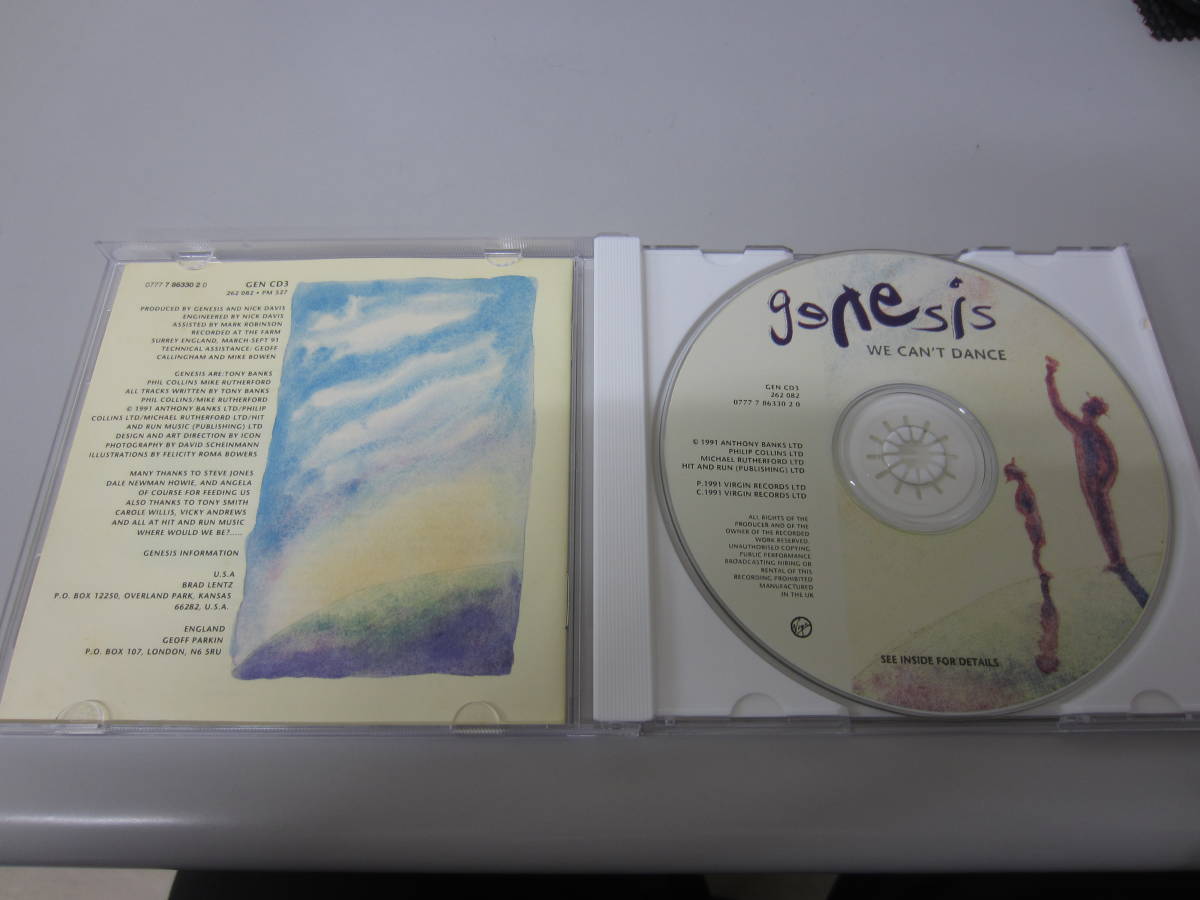 Genesis/ジェネシス/We Can't Dance UK盤CD サイケデリック・プログレッシブ Camel Flaming Youth Phil Collins_画像2