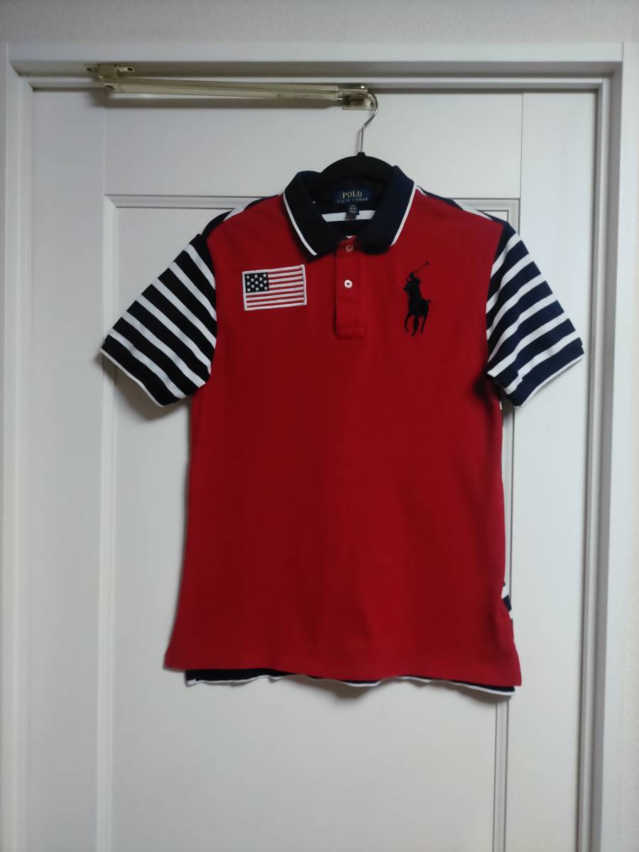  once short hour have on * Ralph Lauren big po knee polo-shirt with short sleeves 160