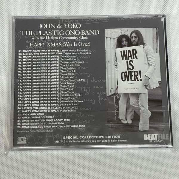 新品！BFP-219: JOHN & YOKO - HAPPY XMAS: WAR IS OVER Special Edition [ジョン・レノン, BEATLES]_画像2