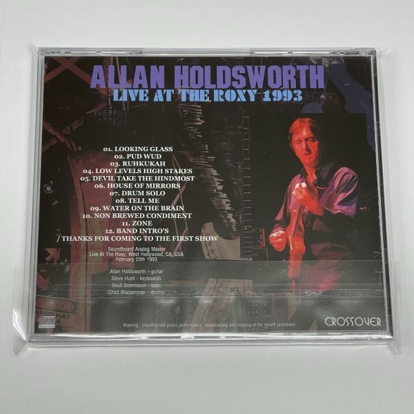 new!! CRO-118: ALLAN HOLDSWORTH - ROXY [アラン・ホールズワース]_画像2