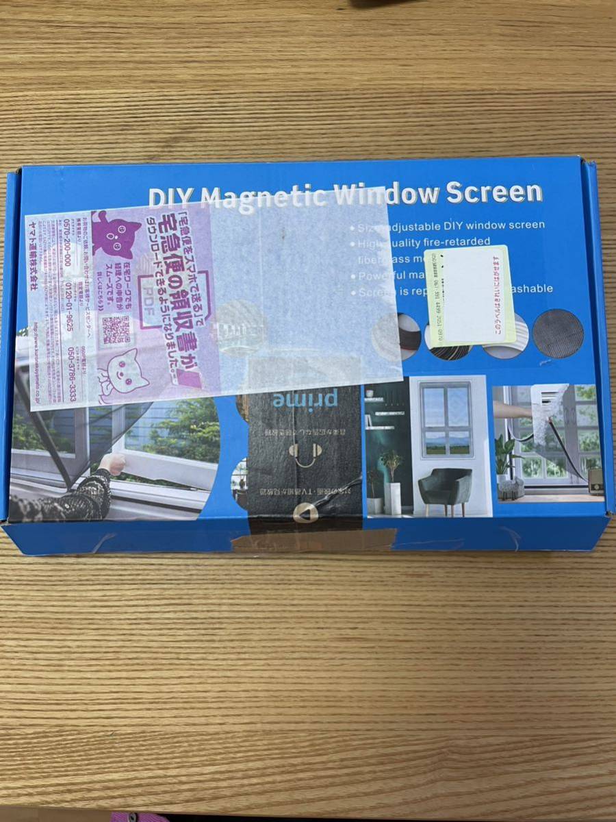 [ almost unused goods ] screen door kit insect repellent net insecticide net freely cut possibility DIY screen door trim change installation easiness magnet type opening and closing No.2059