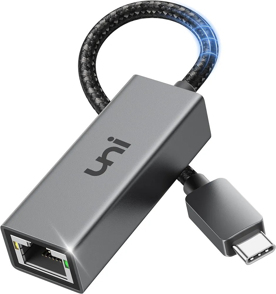 【未使用】USB C LAN 有線LANアダプター USB3.0 Giga【Switch/MacOS/Windows/Chrome OS/Linux対応】1000Mbps高速 uniaccessories no.1781_画像1