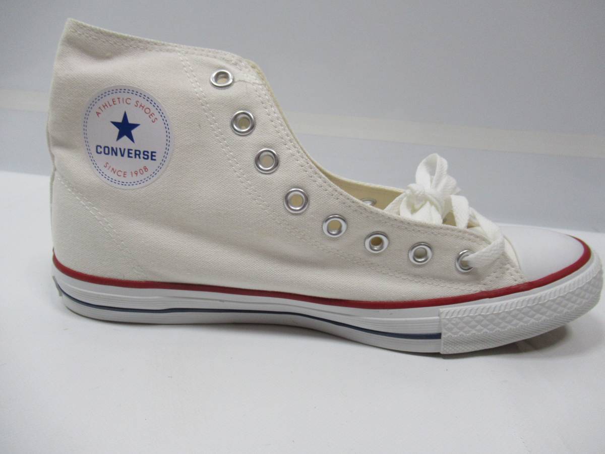 訳有/未使用/難有り/CONVERSE/コンバース/ハイカット/スニーカー/白/28cm/500円売切_画像7