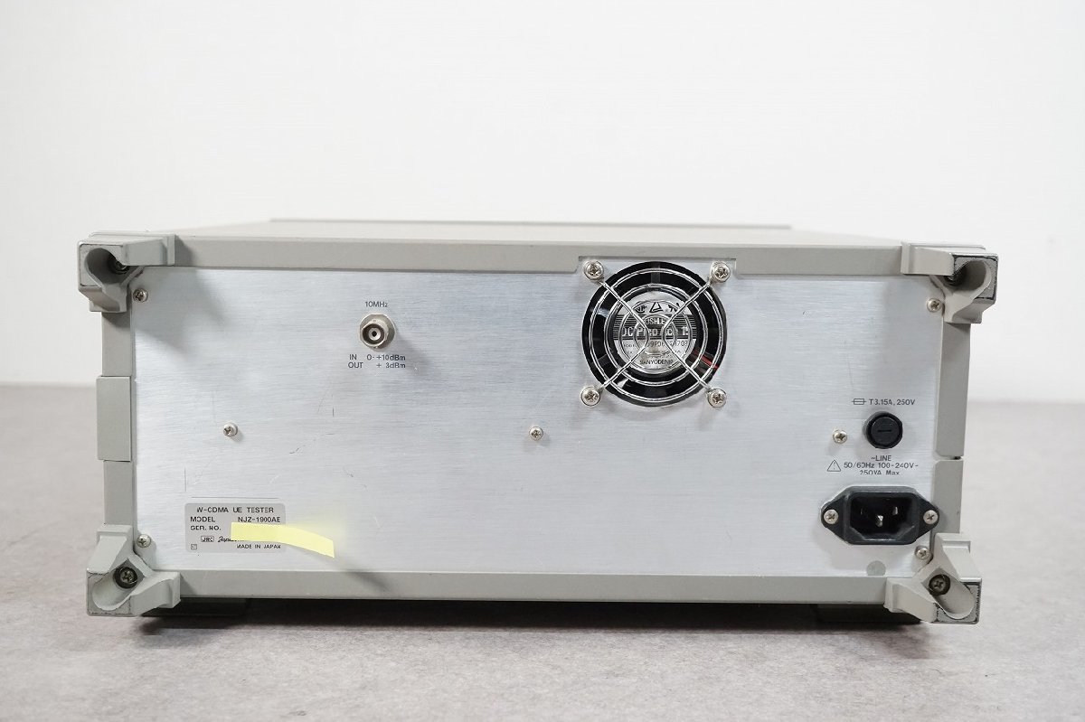 [NZ] [G811814] 日本無線 JRC NJZ-1900AE W-CDMA UE Tester 小型移動機テスタ ③_画像5