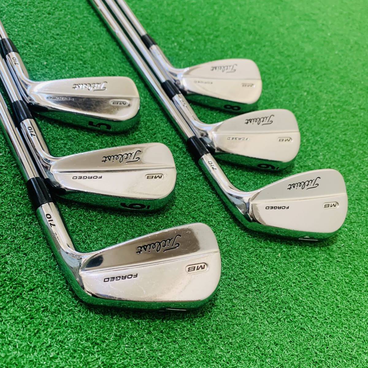 5971 Titleist MB710 タイトリスト　マッスル　アイアン 6本セット　Dynamic Gold ダイナミックゴールド S200 送料無料　匿名配送_画像2