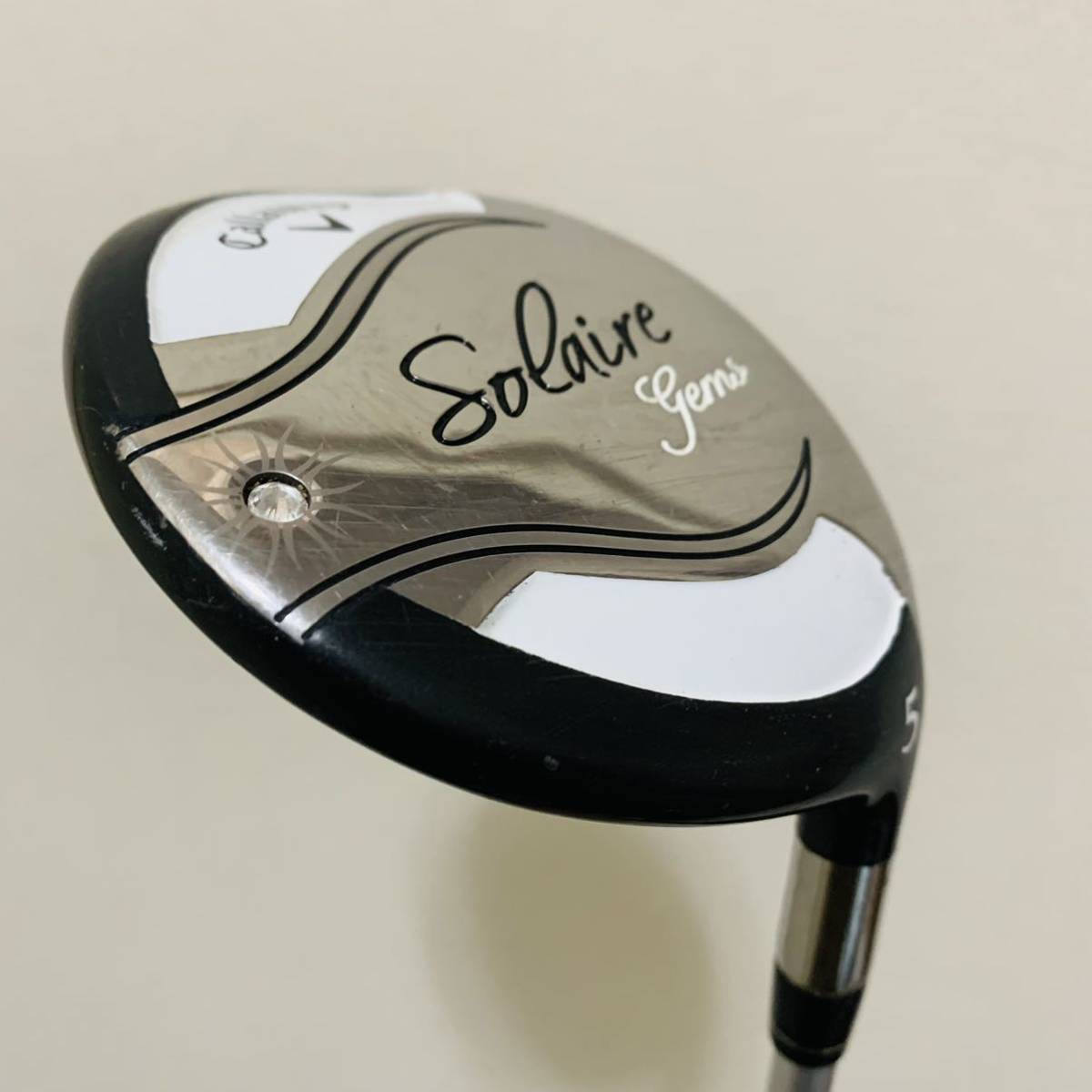 5996 Callaway solaire gems 5W キャロウェイ　レディース　フェアウェイウッド フレックスL ソレイユ　送料無料　匿名配送_画像4