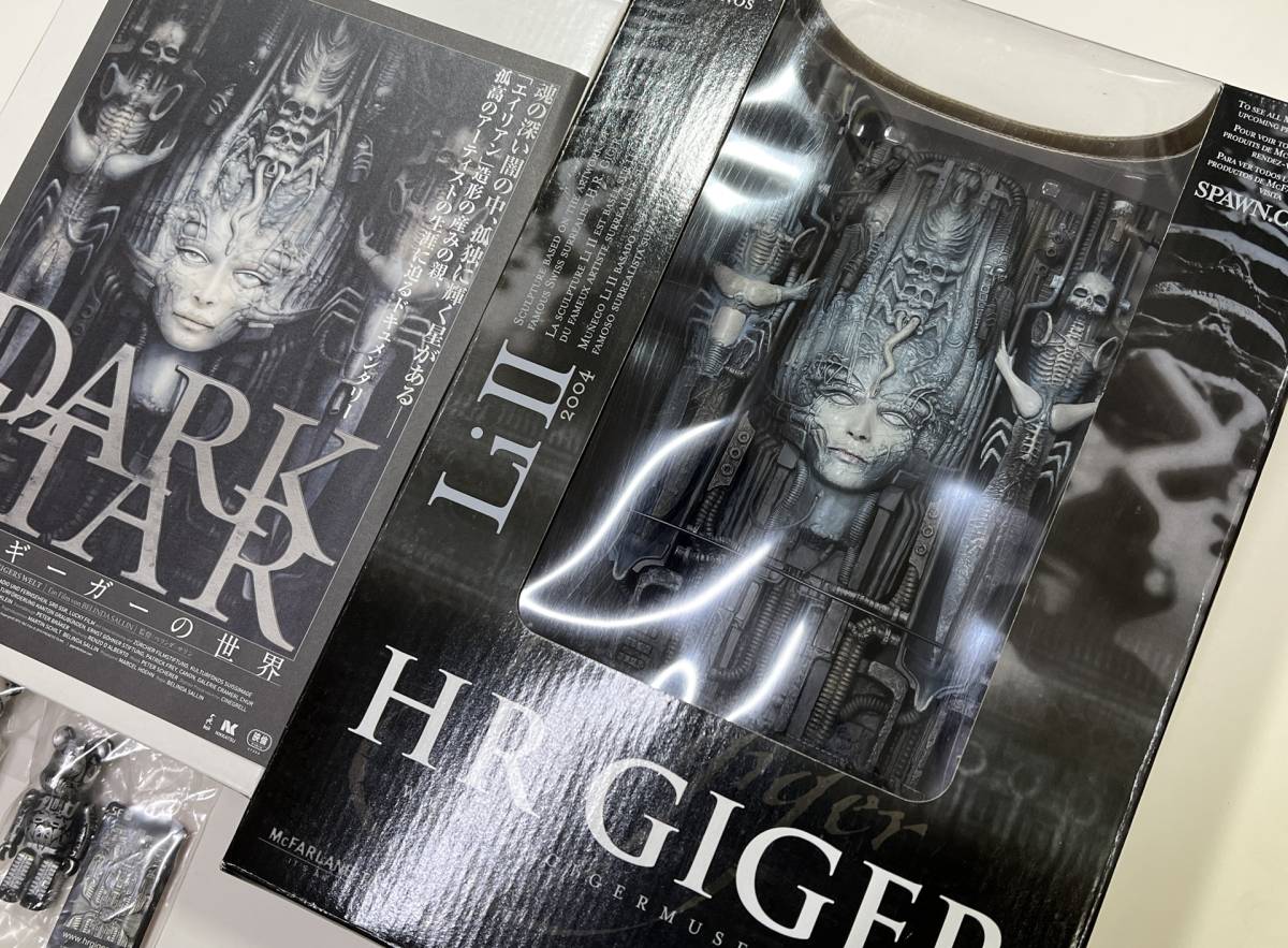 ギーガー BE@RBRICK ベアブリック 400%＋100％ マクファーレンSET シリーズ12 SF エイリアン H.R. GIGER 箱カード有 メディコムトイ ALIEN _画像6