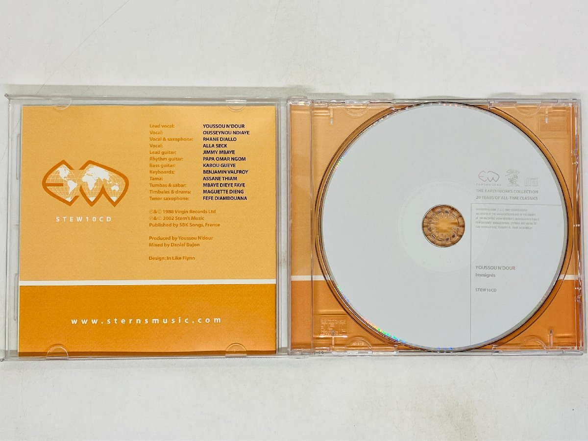 即決CD 独盤 YOUSSON N'DOUR IMMIGRES / STERN'S EARTHWORKS / Germany N03_画像3