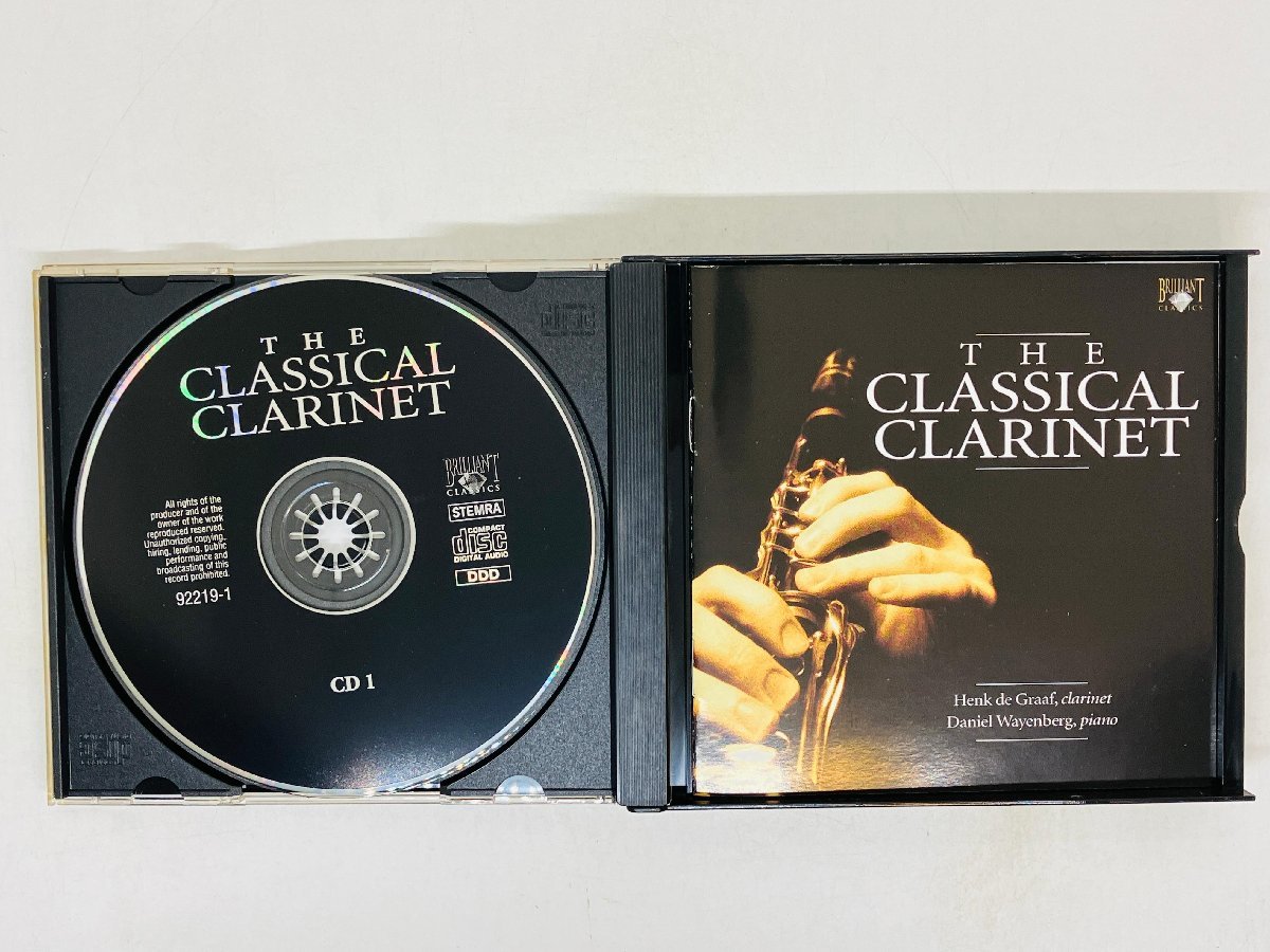 即決2CD THE CLASSICAL CLARINET / ヘンク・デ・グラーフ(Cl) ダニエル・ワイエンベルク(Pf) T04_画像3