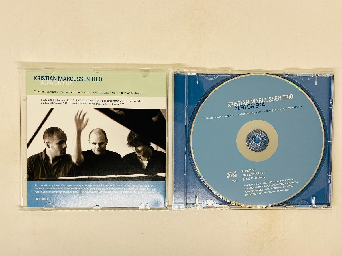 即決CD デンマーク盤 KRISTIAN MARCUSSEN TRIO / ALFA OMEGA / ピアノトリオ / JAZZ DENMARK CDPECD 092 T05の画像3