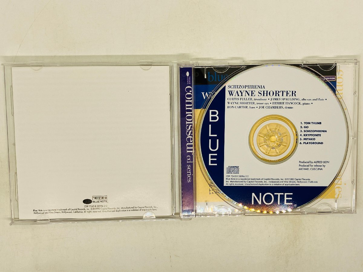 即決CD WAYNE SHORTER / SCHIZOPHRENIA / BLUE NOTE 7243 8 32096 2 0 JAZZ ジャズ Z19_画像3